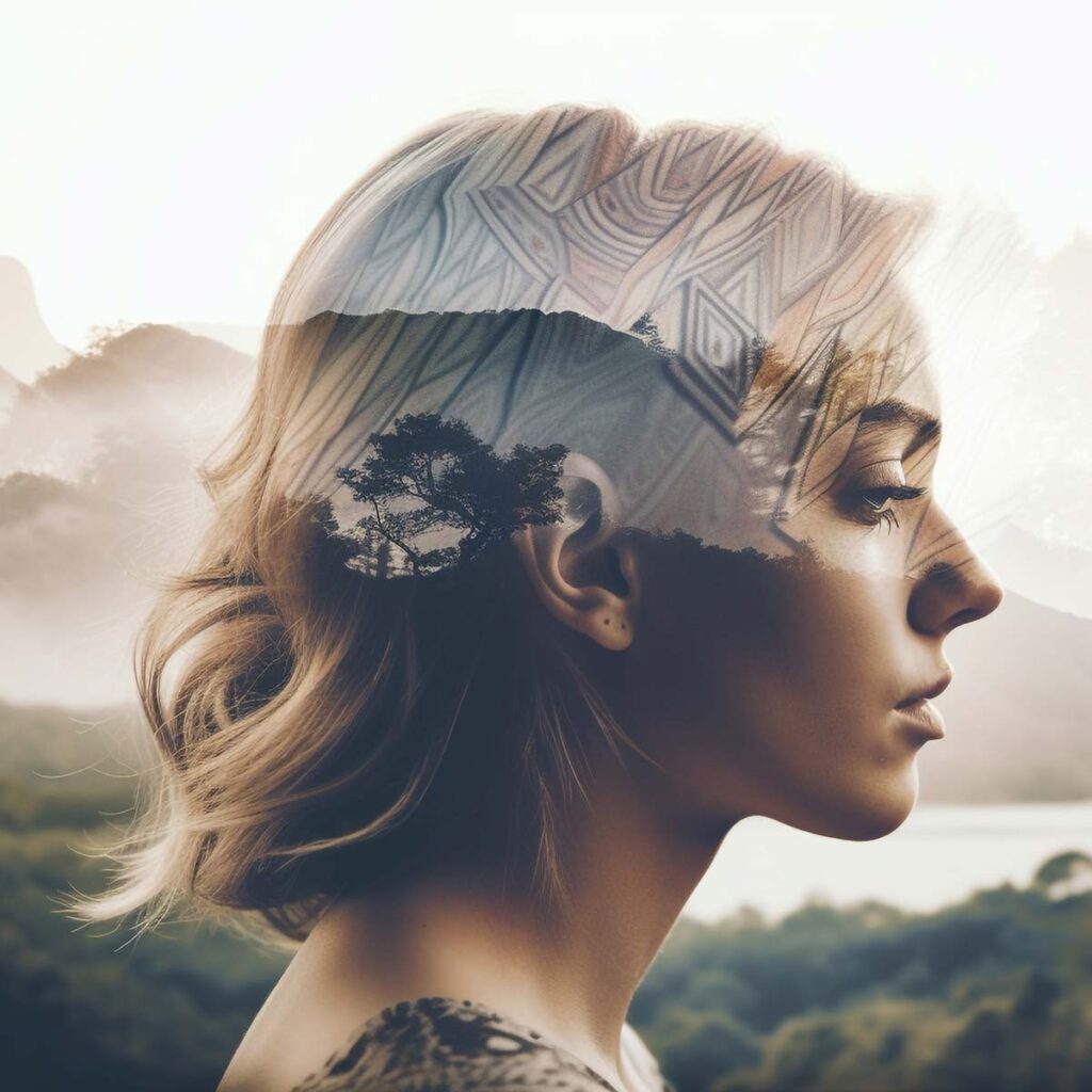 Woman in nature